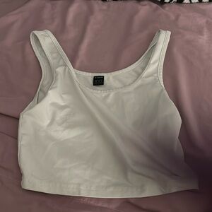 white tank top
